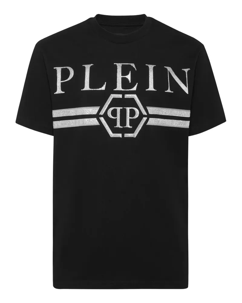 Philipp Plein T-Shirt mit Logo-Print - Schwarz Schwarz