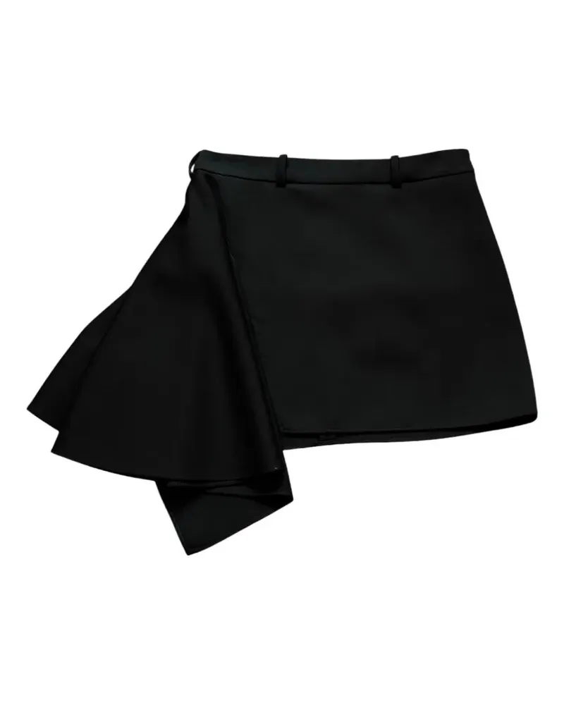 Givenchy short asymmetric ruffled skirt - Schwarz Schwarz