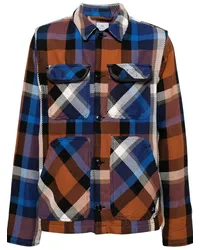 Paul Smith Hemdjacke mit Karomuster Blau