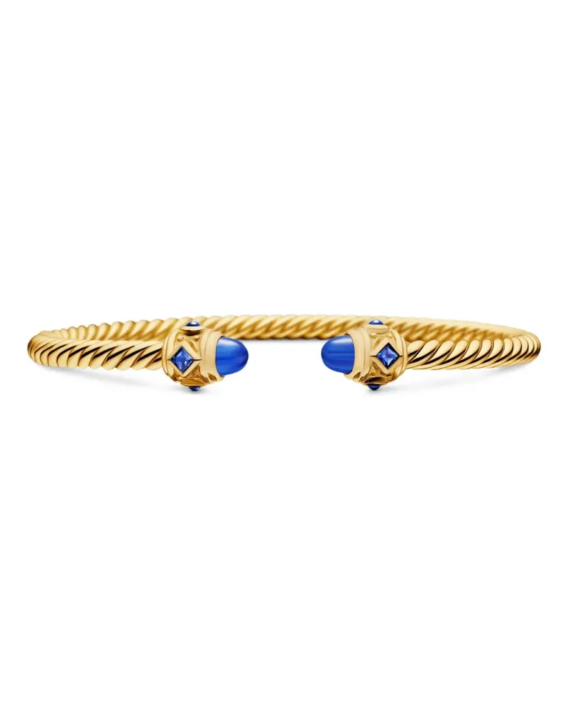 David Yurman 18kt Renaissance Cablespira Gelbgoldarmband 3,5mm Gold