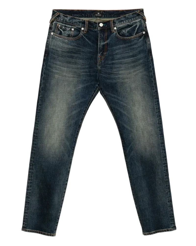 Paul Smith Ausgeblichene Tapered-Jeans - Blau Blau
