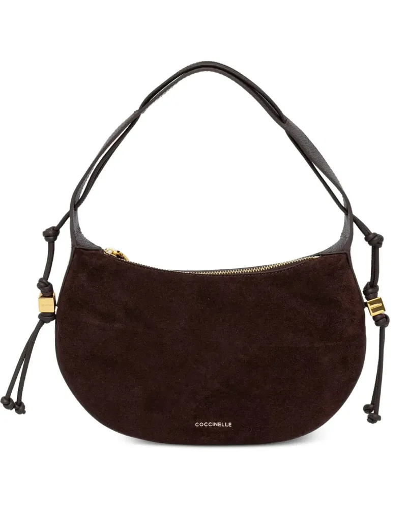Coccinelle Kleine Thess Tote Bag aus Wildleder - Braun Braun