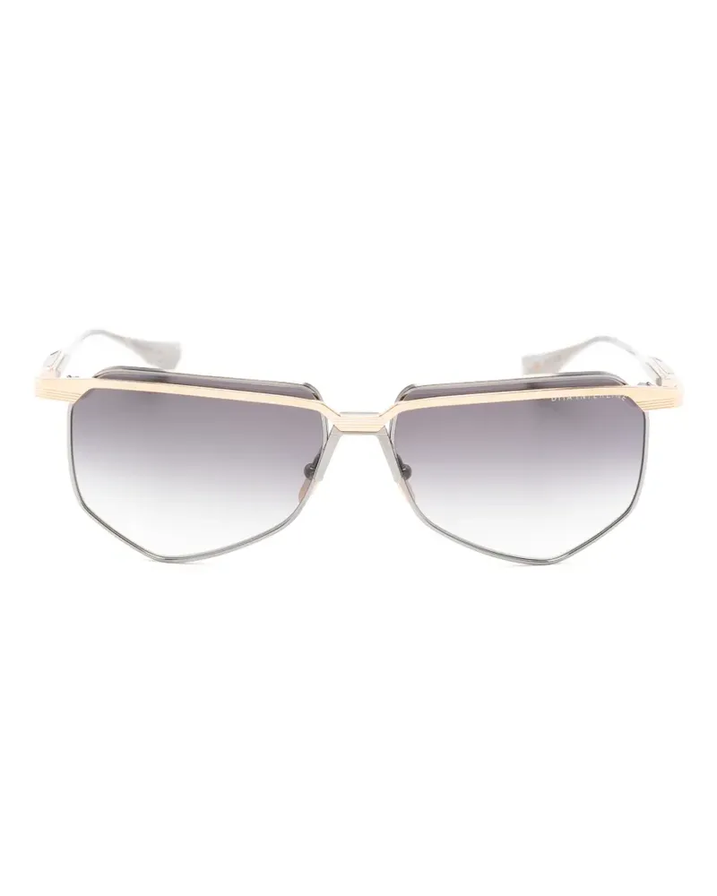 DITA Sonnenbrille mit geometrischem Gestell - Gold Gold