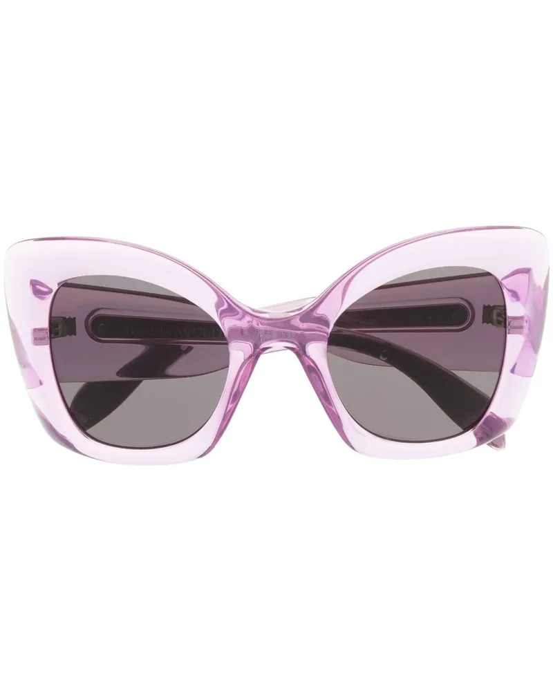 Alexander McQueen Cat-Eye-Sonnenbrille - Violett Violett