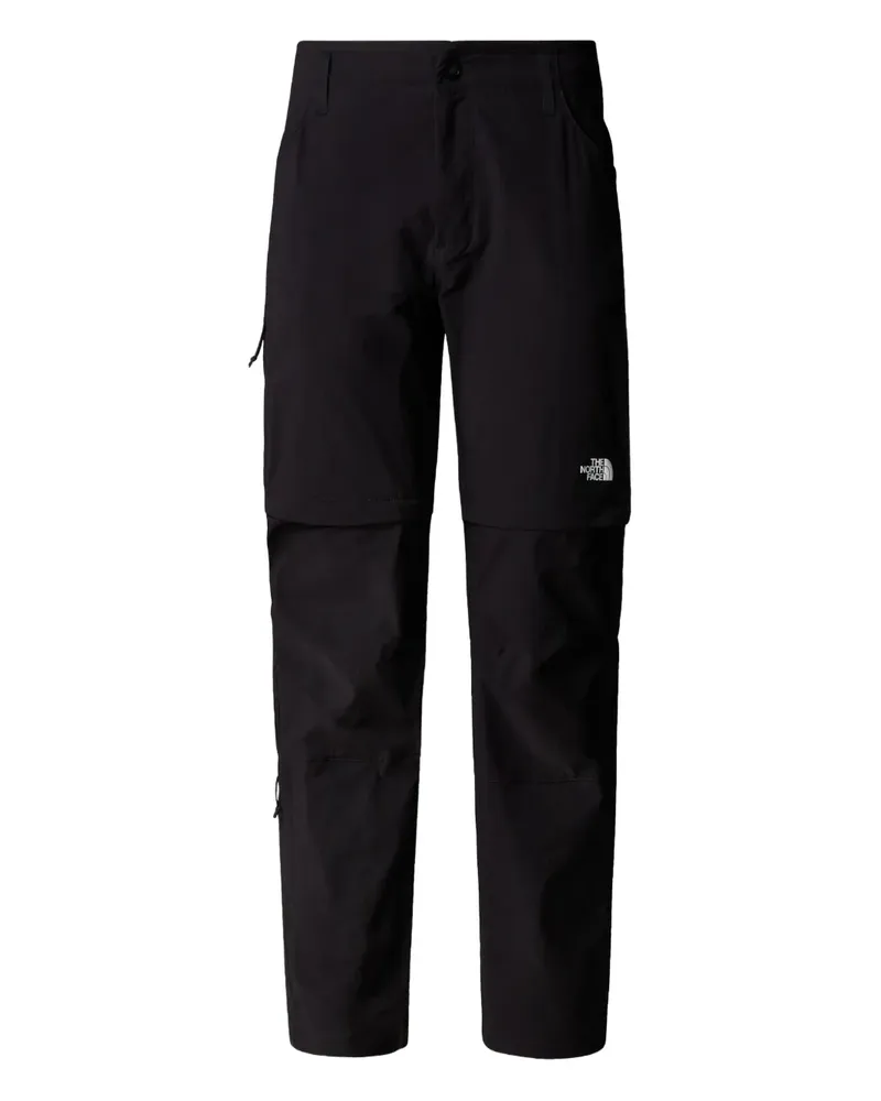 The North Face Wandelbare Exploration Hose mit Reißverschlusstasche - Schwarz Schwarz