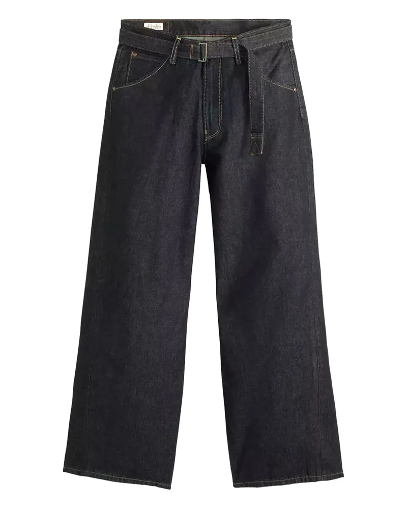 Levi's Weite Jeans mit Gürtel - Blau Blau