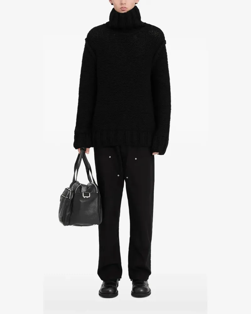 Maison Margiela Klassischer Rollkragenpullover - Schwarz Schwarz
