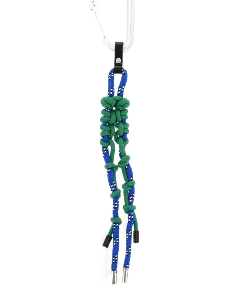 Dsquared2 carabiner-clip keyring - Blau Blau