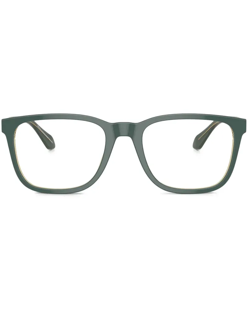 Giorgio Armani Brille mit eckigem Gestell - Grün Grün