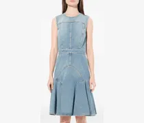 Jeanskleid ohne Ärmel - Blau