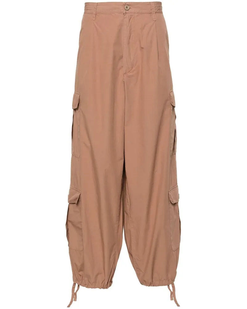 Emporio Armani Cargohose mit geradem Bein - Braun Braun
