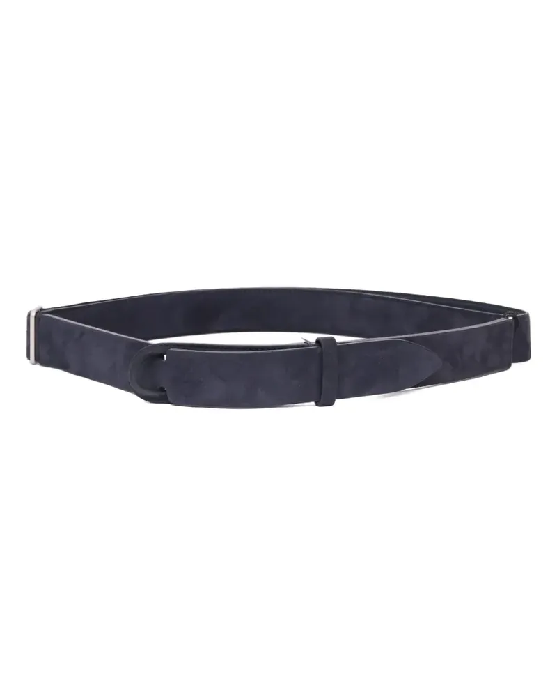 Orciani leather belt - Blau Blau