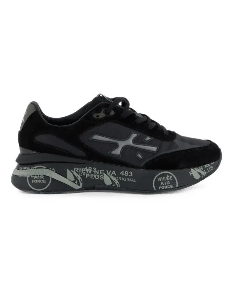 Premiata Moe Run Sneakers - Schwarz Schwarz