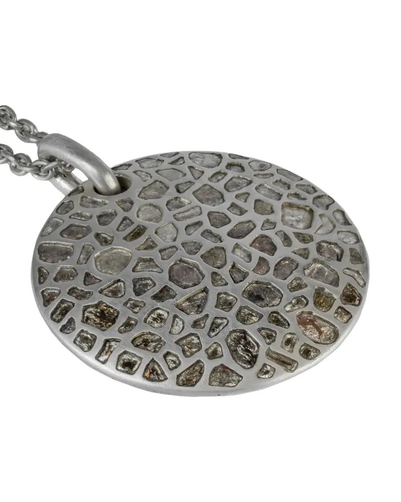 Parts Of Four Disc Halskette aus Sterlingsilber mit Diamanten Silber