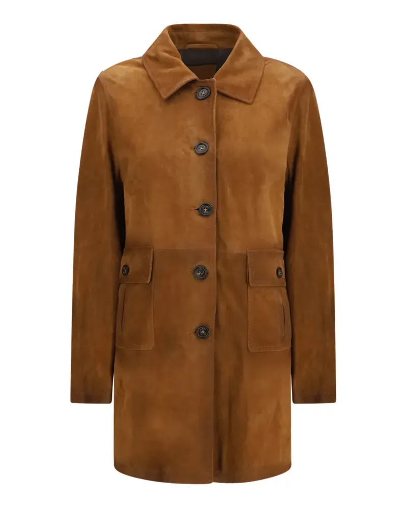 Valstar Trenchcoat aus Wildleder - Braun Braun