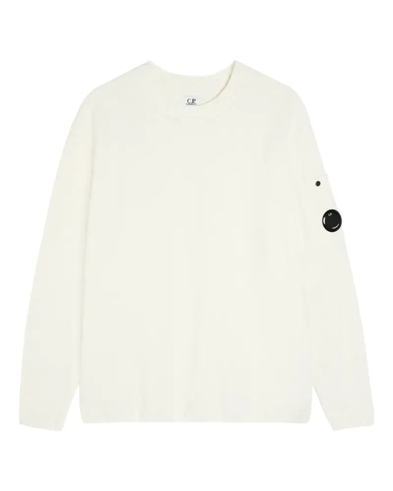 C.P. Company pocket cotton sweater - Weiß Weiß