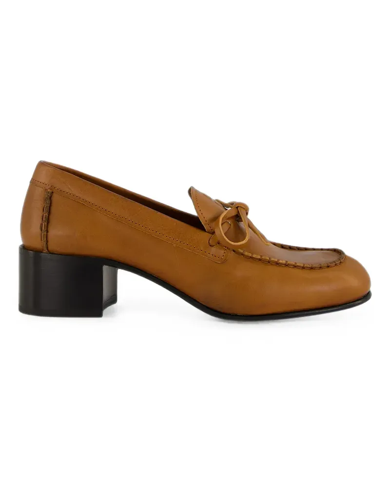 Miu Miu Loafer mit Schleifendetail - Braun Braun