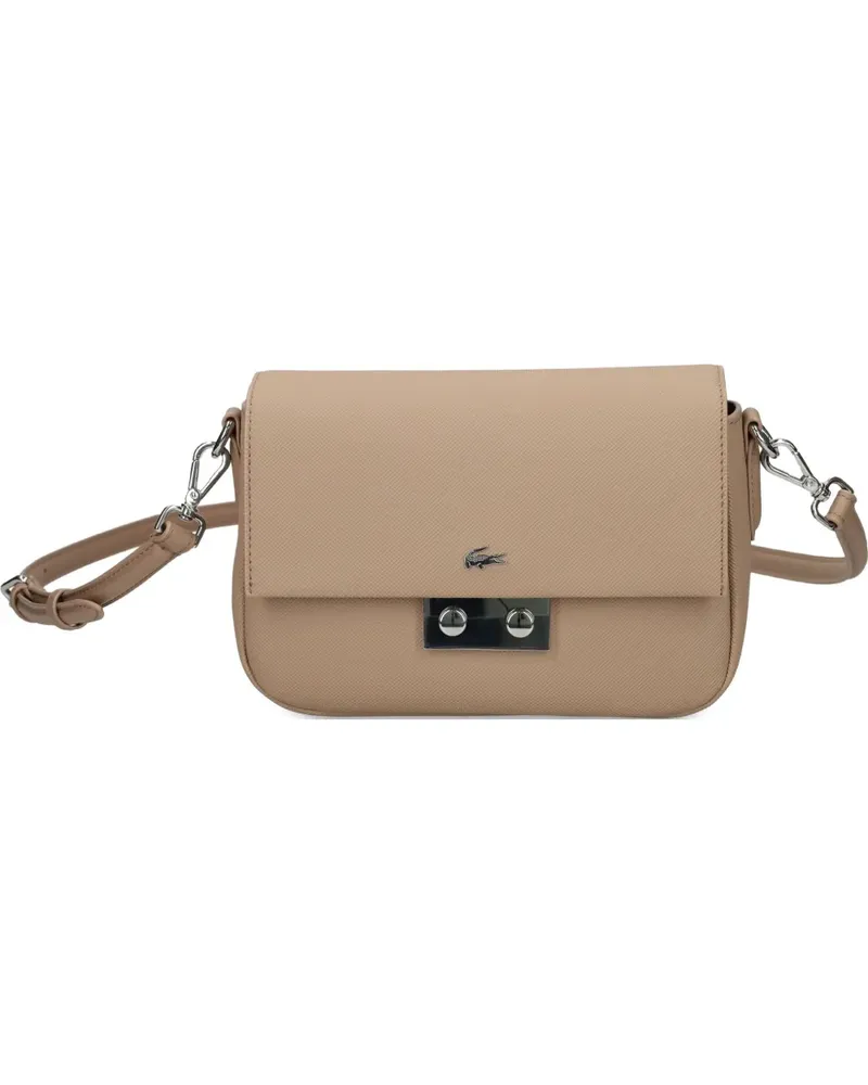 Lacoste Daily City Umhängetasche mit Klappverschluss - Nude Nude