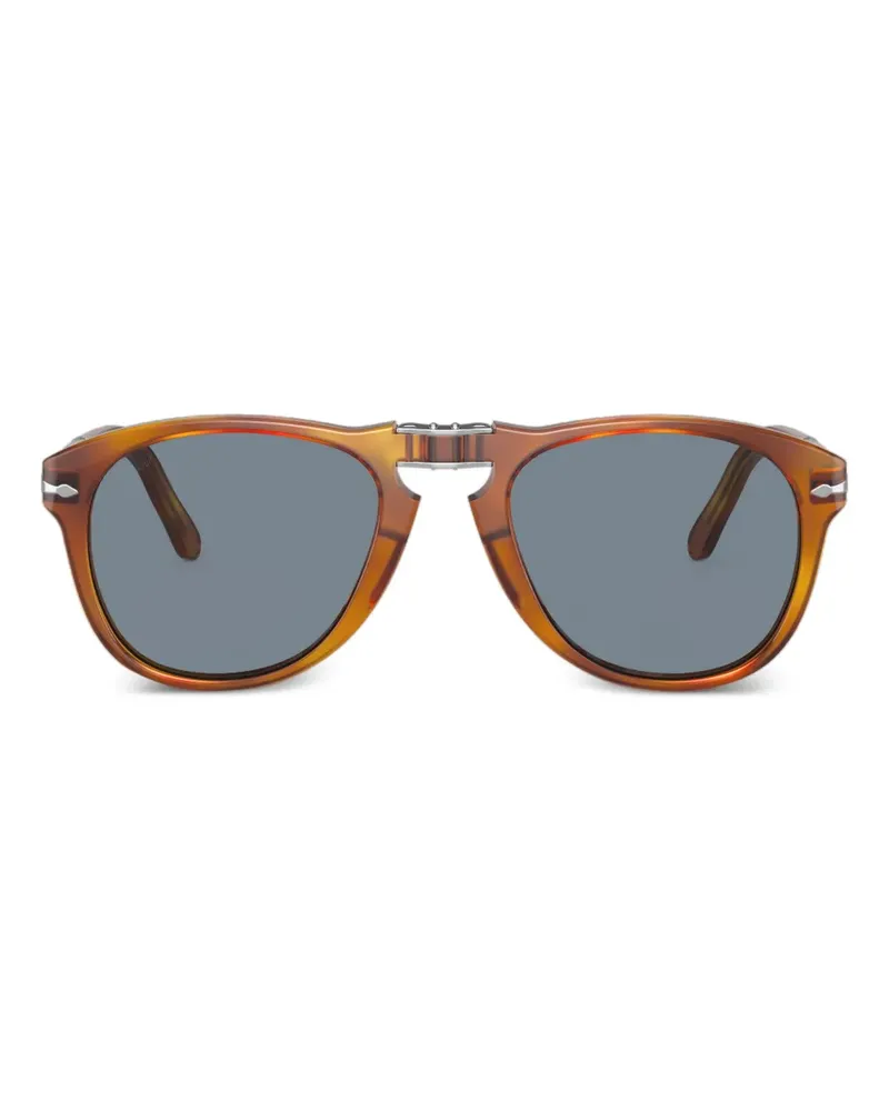Persol Sonnenbrille aus Azetat mit Klappe - Braun Braun