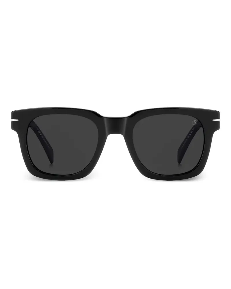 EYEWEAR by DAVID BECKHAM Sonnenbrille mit eckigem Gestell - Schwarz Schwarz
