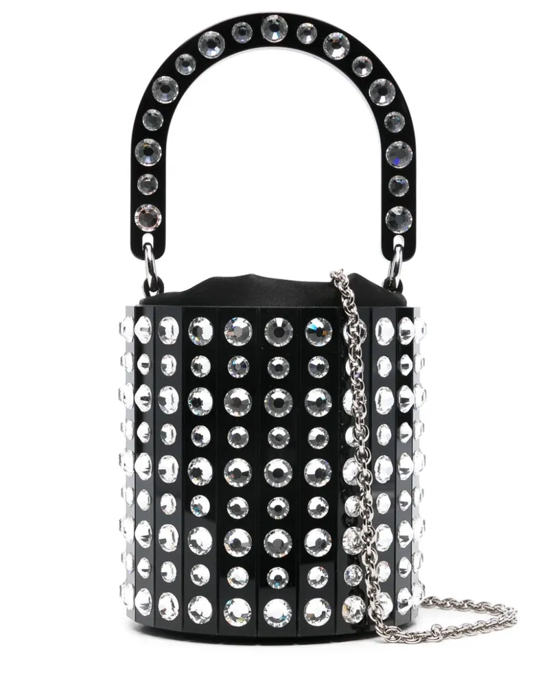 Aquazzura Mini Ari Beuteltasche - Schwarz Schwarz