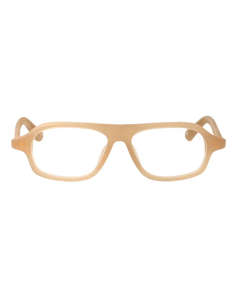 Jacquemus Becane glasses - Nude Nude