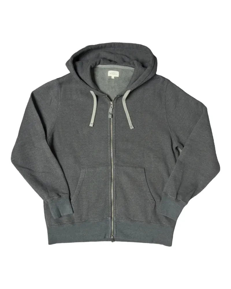 Hartford zip-up drawstring hoodie - Grau Grau