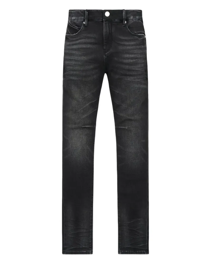 RTA Ausgeblichene Clayton Skinny-Jeans - Schwarz Schwarz