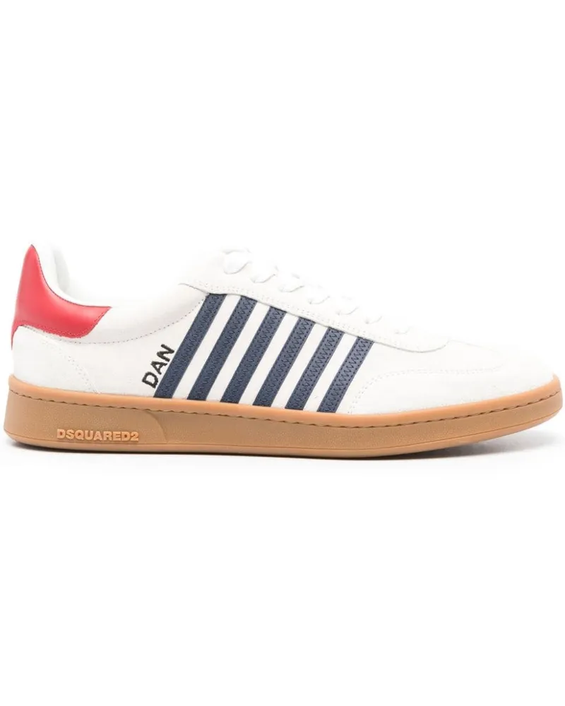 Dsquared2 Boxer Sneakers aus Wildleder - Nude Nude