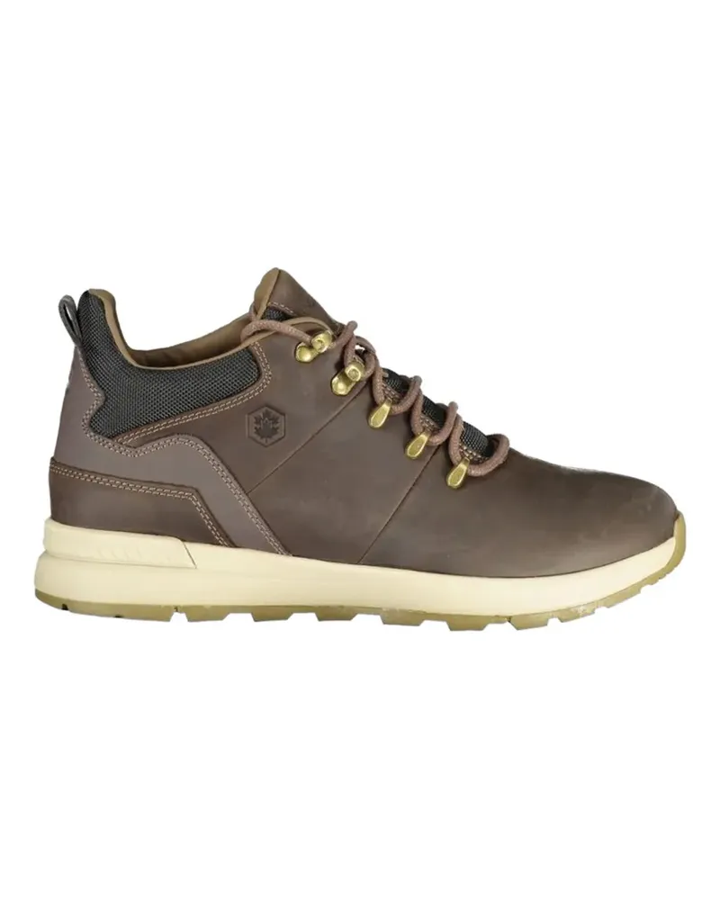 Lumberjack lace-up panelled ankle boots - Braun Braun