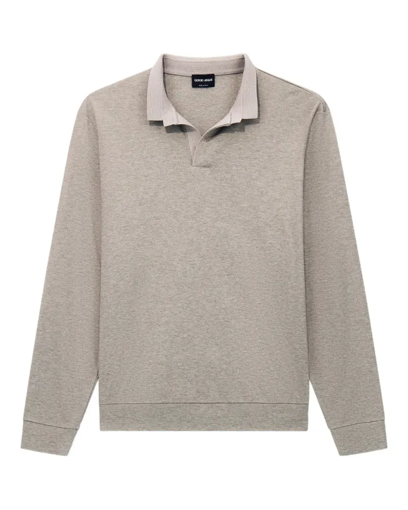 Giorgio Armani long-sleeve sweater - Nude Nude