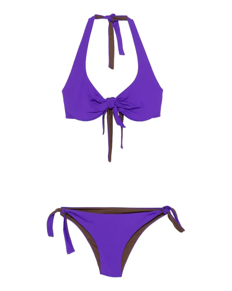 FISICO-Cristina Ferrari Bikini mit Schnürung - Violett Violett