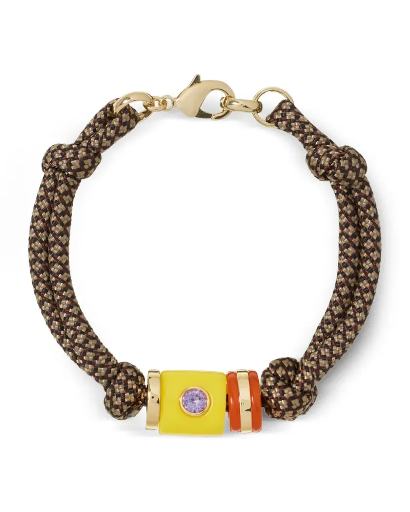 Roxanne Assoulin Cylinder Armband - Gold Gold