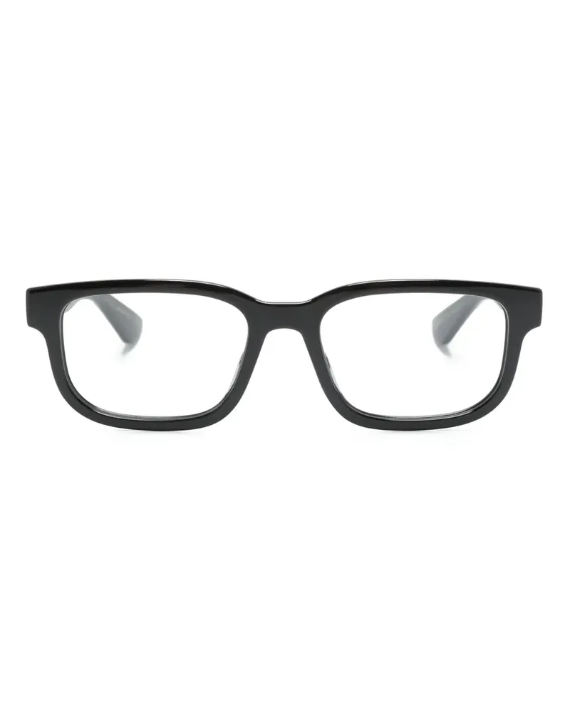Gucci Brille mit eckigem Gestell - Schwarz Schwarz