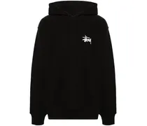 Hoodie mit Logo-Print - Schwarz