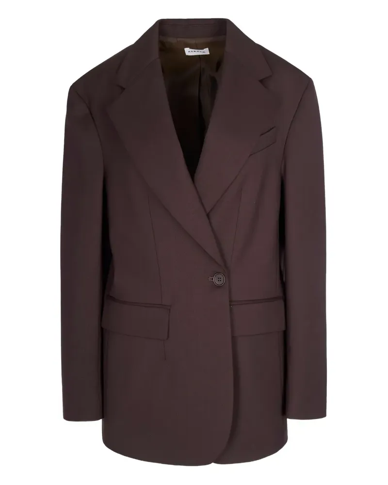 P.A.R.O.S.H. P.A.R.O H. single-button blazer - Braun Braun