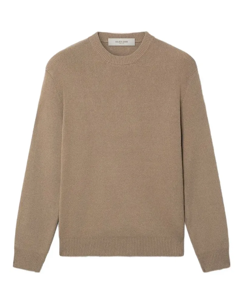 Golden Goose Gerippter Strickpullover - Braun Braun