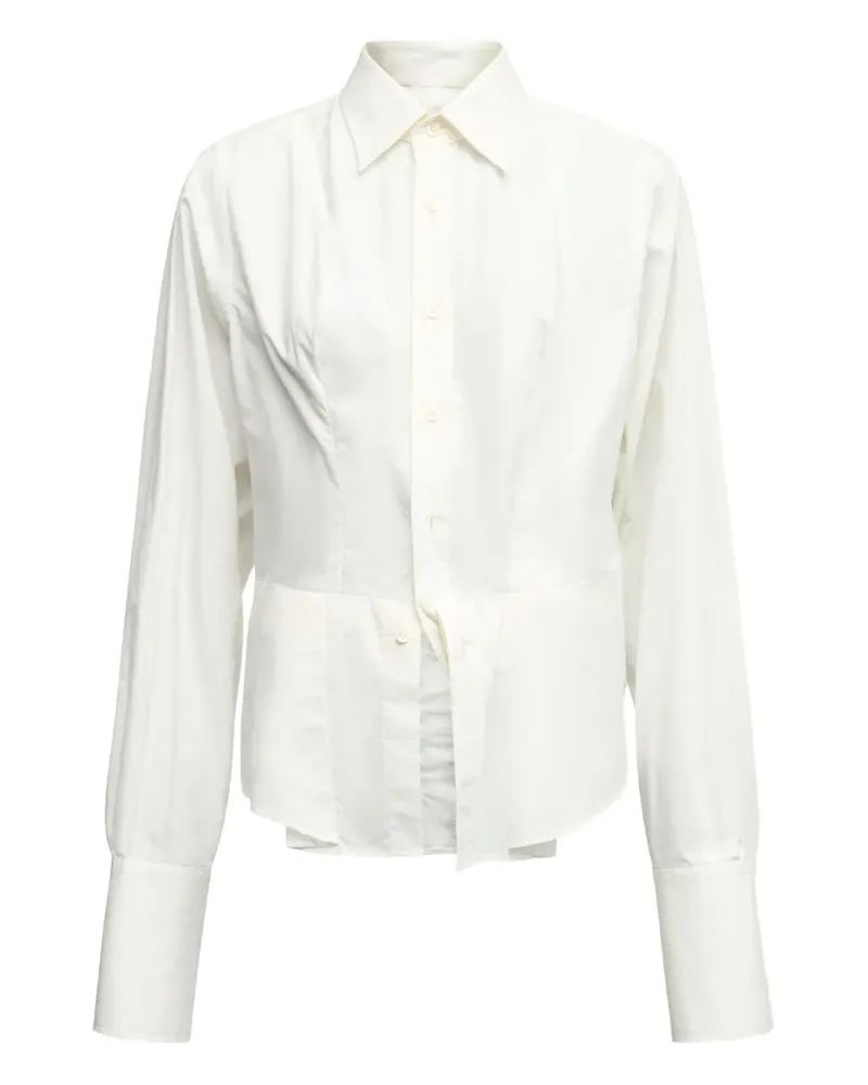 Maison Margiela Hemd im Layering-Look - Weiß Weiß