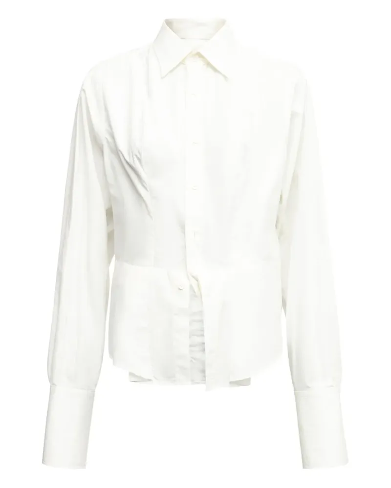 Maison Margiela Hemd im Layering-Look - Weiß Weiß