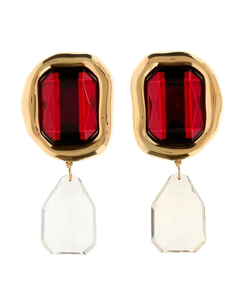 Givenchy Sculptural Crystal earrings - Gold Gold