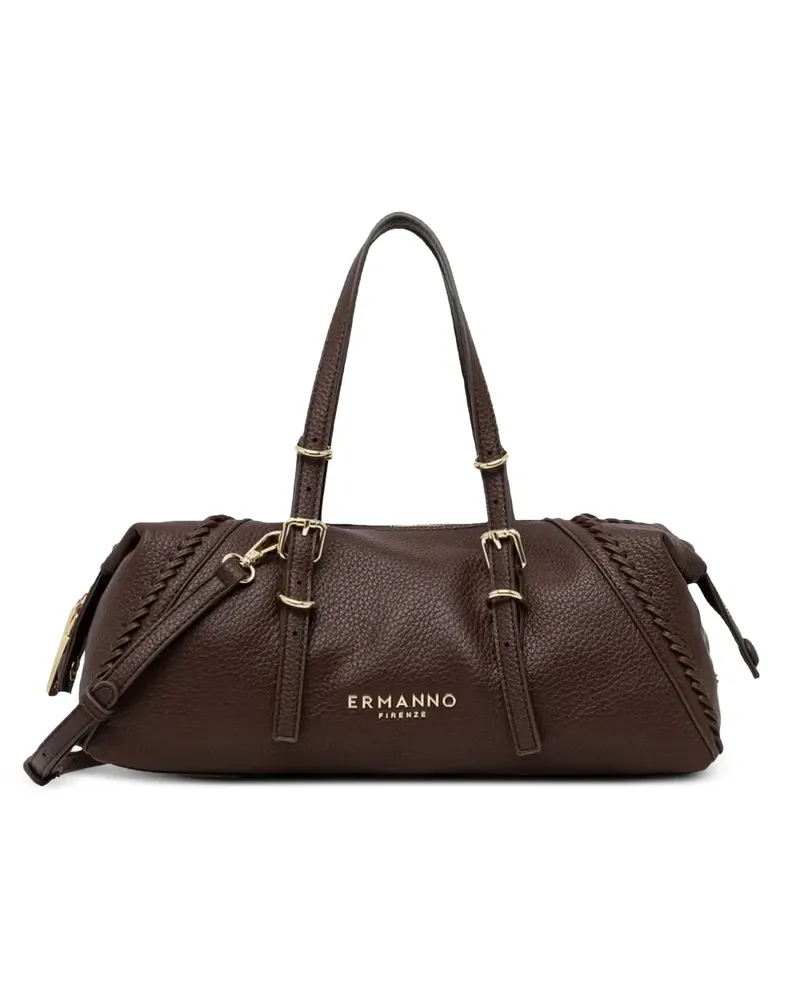 Ermanno Scervino Schultertasche mit Flechtdetail - Braun Braun
