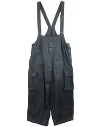 Yohji Yamamoto Latzhose mit Ombré-Effekt Schwarz