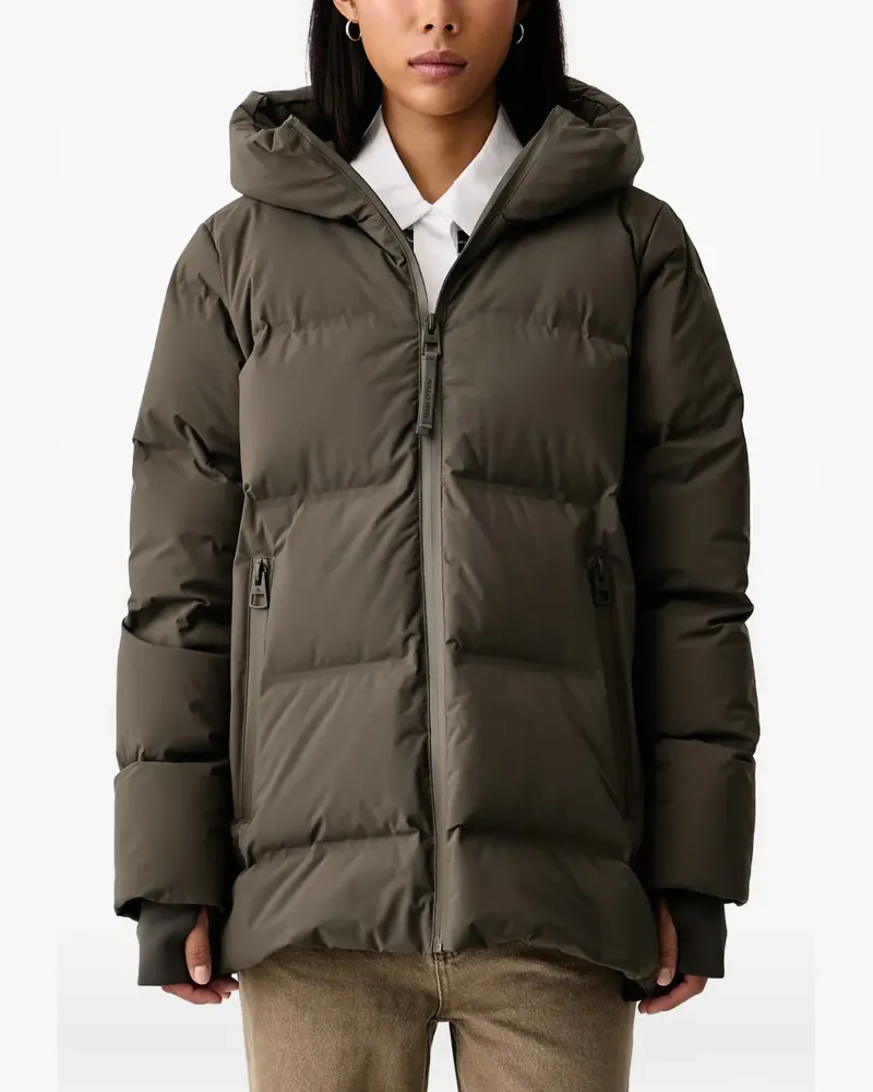 Marc O'Polo x Function quilted hooded jacket - Grün Grün