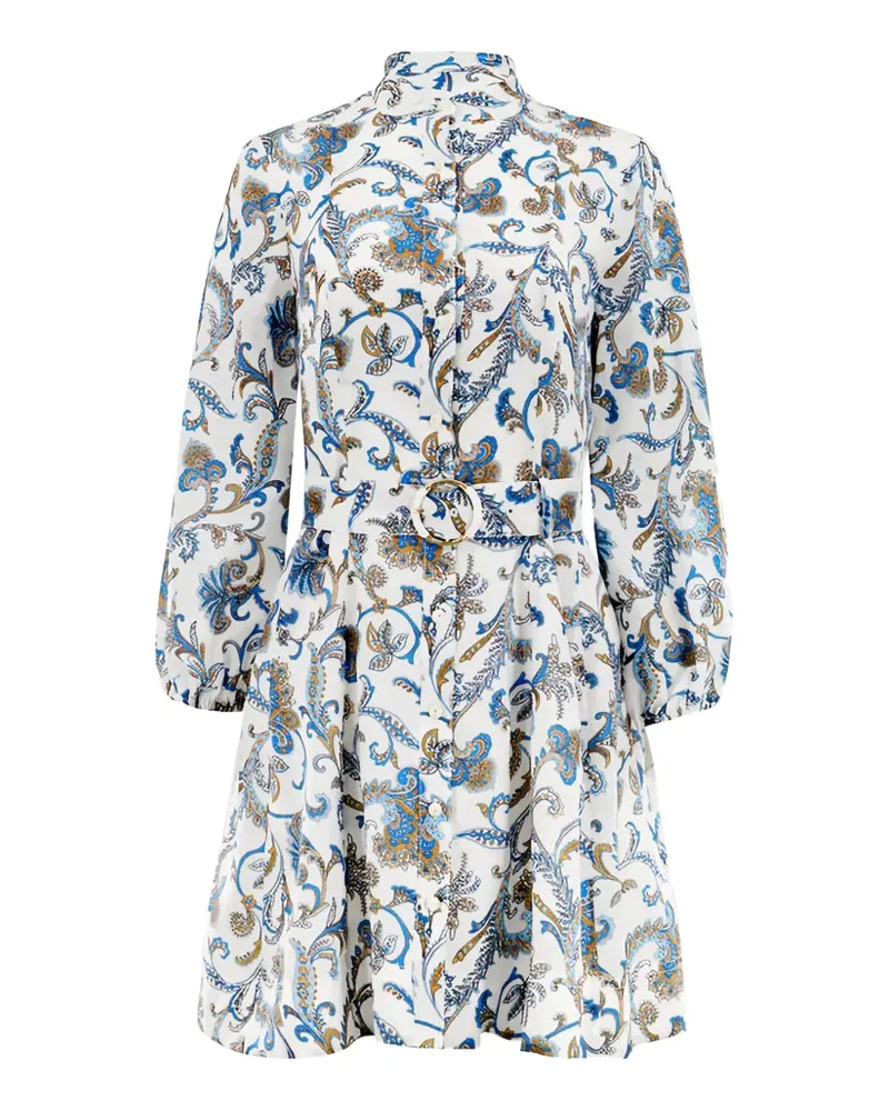 Veronica Beard Kleid mit Paisley-Print - Weiß Weiß