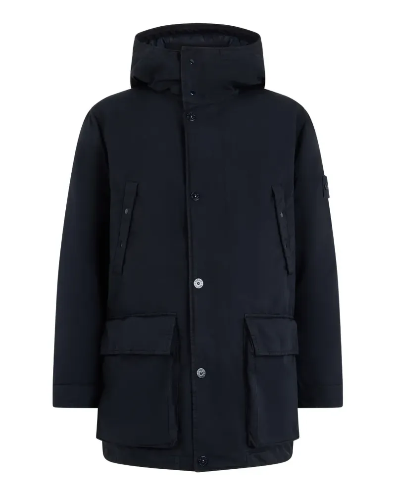 Stone Island 4100062 David-TC_S.I. Ghost Daunenparka mit Anti-Drop-Effekt - Blau Blau