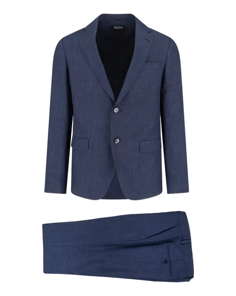 Ermenegildo Zegna single-breasted suit - Blau Blau