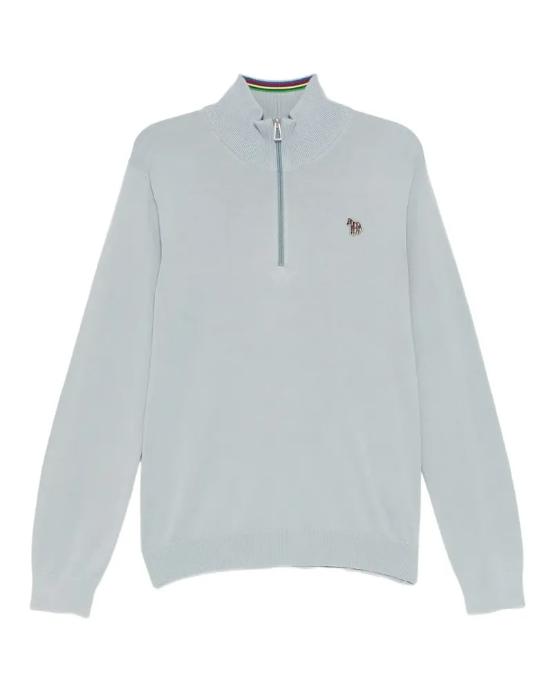 Paul Smith Pullover mit Zebra-Logo - Blau Blau