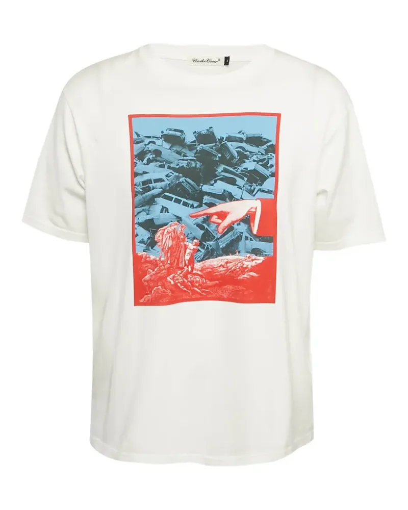 Undercover T-Shirt mit grafischem Print - Weiß Weiß