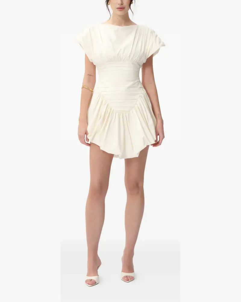 CONCEPTO Sundown draped mini dress - Nude Nude