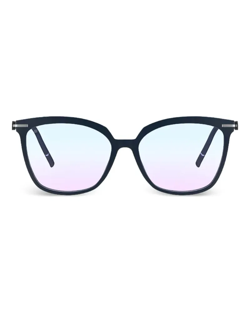 Silhouette Vibrant Horizon Cat-Eye-Brille - Blau Blau